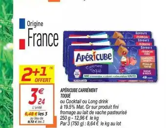Netto Apéricube Carrément Toqué offre
