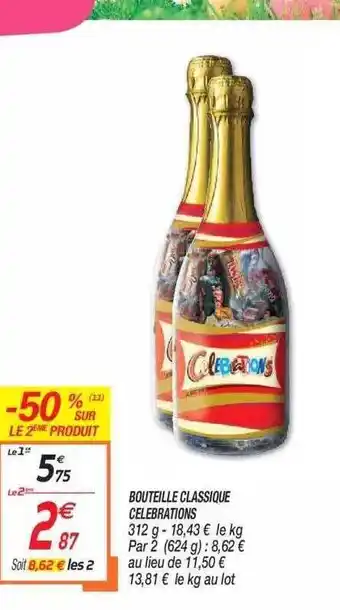 Netto Bouteille Classique Célébrations offre