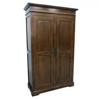 Pier Import Armoire hévéa 2 portes 120x60x195cm tradition offre