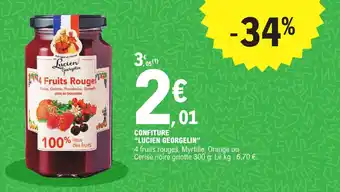 E.Leclerc CONFITURE "LUCIEN GEORGELIN" offre