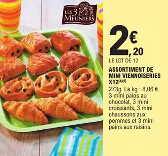 E.Leclerc ASSORTIMENT DE MINI VIENNOISERIES X12(4)(5) offre