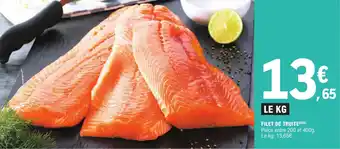 E.Leclerc FILET DE TRUITE (5)(6) offre