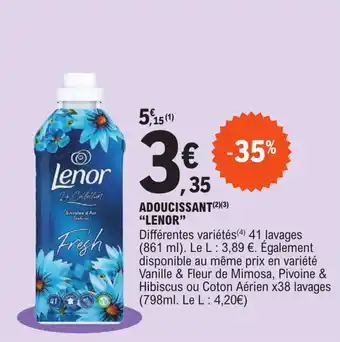 E.Leclerc ADOUCISSANT(2)(3) "LENOR" offre