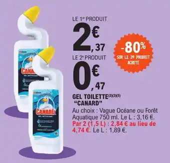 E.Leclerc GEL TOILETTE(2)(3)(5) "CANARD" offre