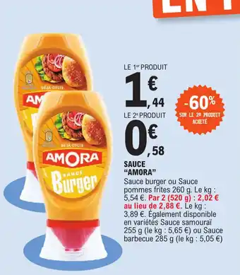 E.Leclerc SAUCE "AMORA" offre