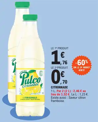 E.Leclerc CITRONNADE offre