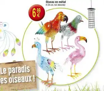 Kandy Oiseau En Métal offre