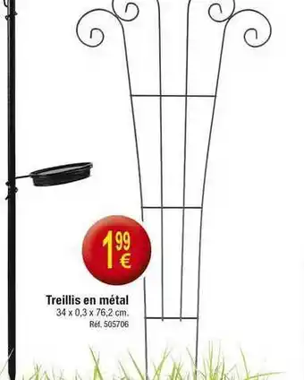 Kandy Treillis En Métal offre