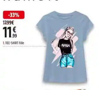 Intersport TEE-SHIRT Fille offre
