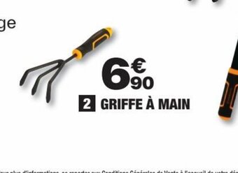 Brico Dépôt GRIFFE À MAIN offre