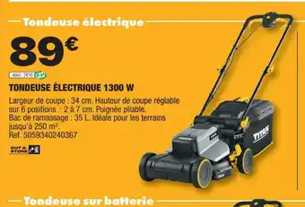 Brico Dépôt TONDEUSE ÉLECTRIQUE 1300 W offre