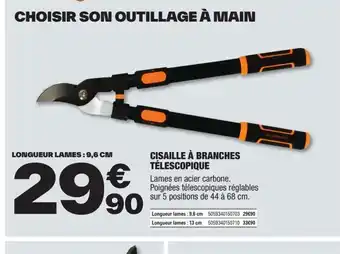 Brico Dépôt CISAILLE À BRANCHES TÉLESCOPIQUE offre