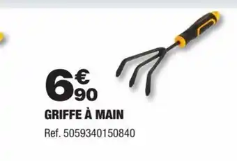 GRIFFE À MAIN