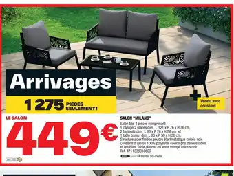 Brico Dépôt SALON "MILANO" offre