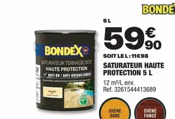 Brico Dépôt SATURATEUR HAUTE PROTECTION 5 L offre