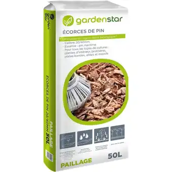 Ecorce de pin 50l gardenstar
