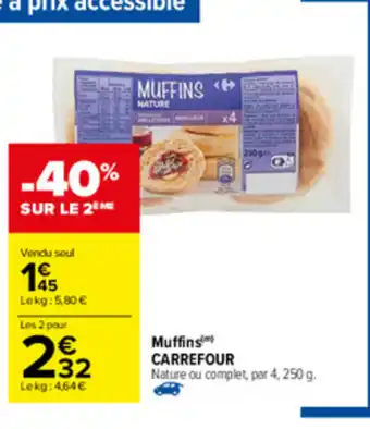 Carrefour Muffins Carrefour offre