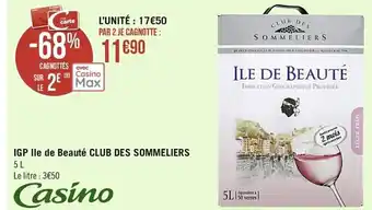 IGP IIe de beauté club des sommeliers