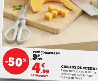Super U Ciseaux de cuisine offre