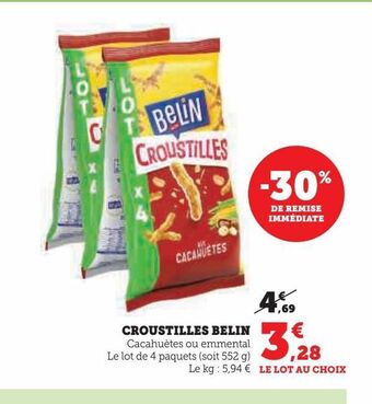 U Express Croustilles belin offre
