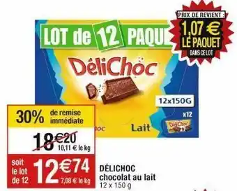 Cora x Carrefour Biscuits délichoc offre