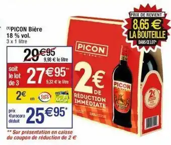 Cora x Carrefour Bière picon offre