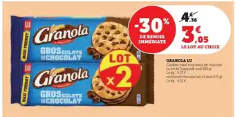 U Express Granola lu offre