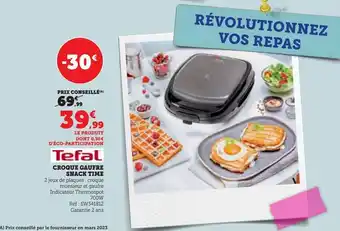 Croque gaufre snack time