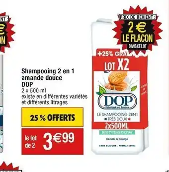 Shampooing 2 en 1 amande douce DOP