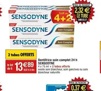 Cora x Carrefour Dentifrice soin complet 24 h offre