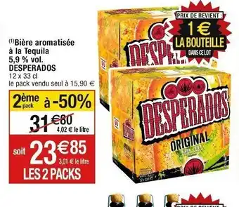 Cora x Carrefour (¹)Bière aromatisée à la Tequila offre