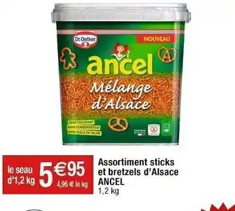 Cora x Carrefour Assortiment sticks et bretzels d'Alsace offre