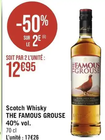 The famous grouse scotch whisky 40% vol.