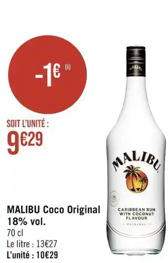 Malibu malibu coco original 18% vol.