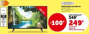 Technical téléviseur led uhd 4k