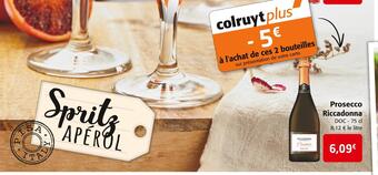 Colruyt Riccadonna prosecco offre