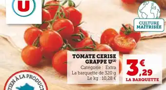 Super U U tomate cerise grappe offre