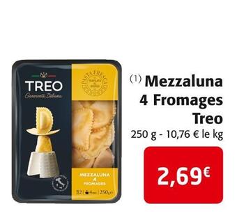Colruyt Treo mezzaluna 4 fromages offre