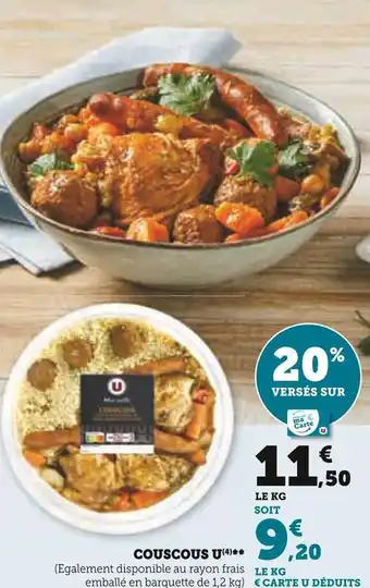 Super U U couscous offre