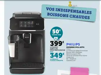 Hyper U Philips expresso full auto offre