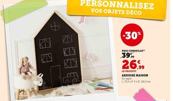 Hyper U Ardoise maison offre