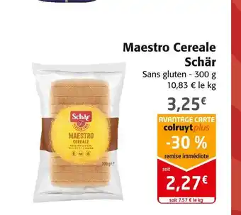 Colruyt Schär maestro cereale offre