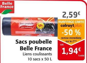 Colruyt Belle france sacs poubelle offre