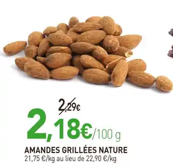 naturéO Amandes grillées nature offre