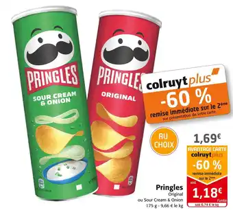 Colruyt Pringles pringles offre