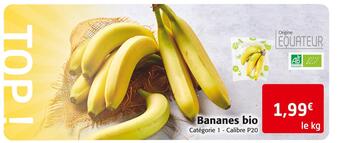 Colruyt Bananes bio offre