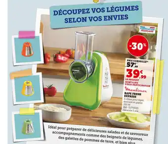 Hyper U Moulinex rape fresh express offre