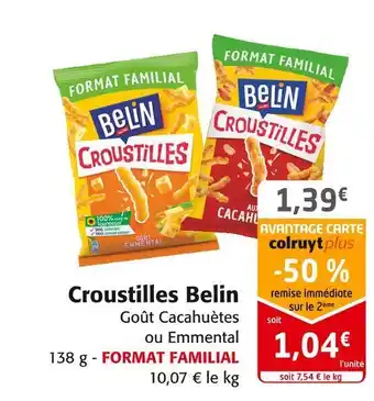 Colruyt Belin croustilles offre