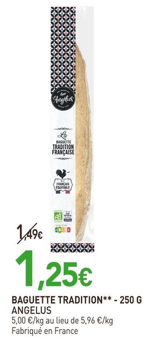 naturéO Angelus baguette tradition offre