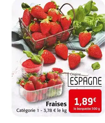 Colruyt Fraises offre